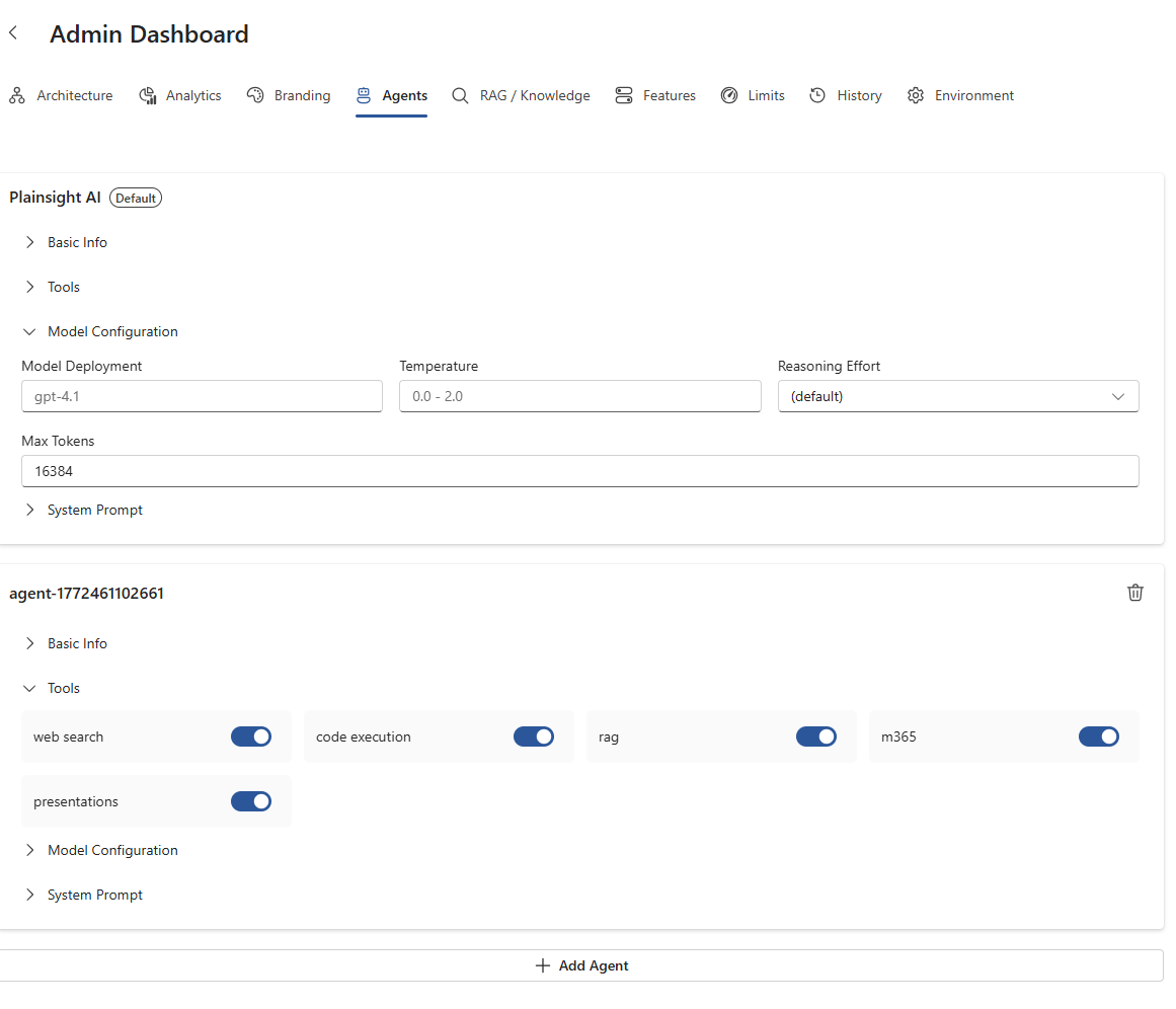 LLM Management - Admin Dashboard